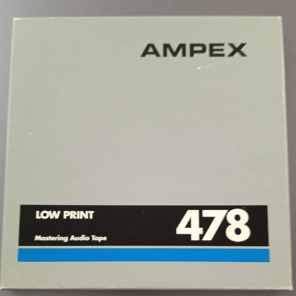 Ampex Low Print Mastering Audio Tape